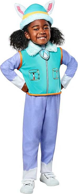 Rubies Toddler Paw Patrol Everest Costume Jumpsuit, Headpiece, and Pup-pack