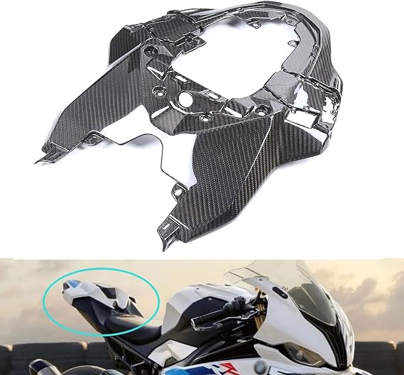 Motorcycle Rear Seat Panel Fairing Accessories Real Twill Weave Carbon Fiber Seat Panel Cover Cowl Fairing for BMW S1000RR M1000RR 2023 2024 2025