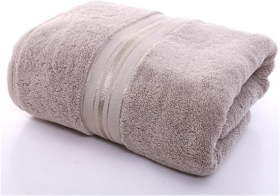 55"x28" 460g Cotton Bath Towel - Super Soft Quick-Dry, Anti-Linting for Home/Hotel Spa & Gym(Camel)