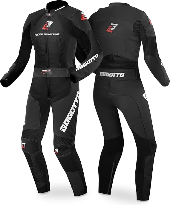 Bogotto Losail 2-Teiler Damen Motorrad Lederkombi schwarz 40
