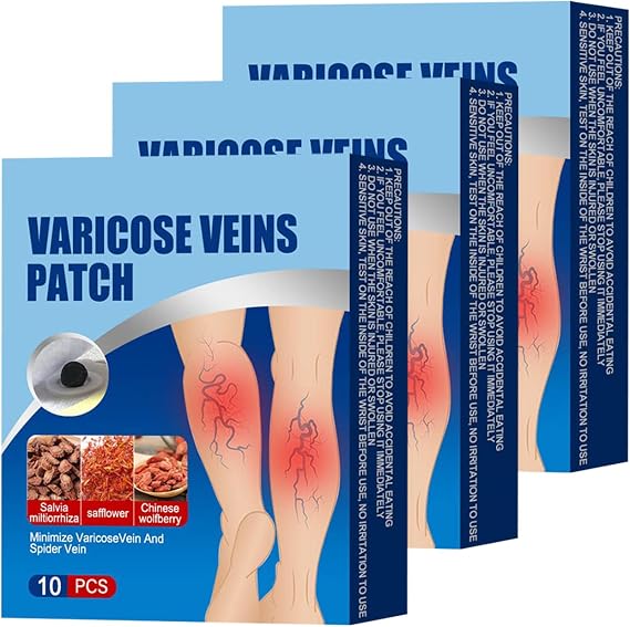 Varicose Veins Patch 30pcs Varicose Veins Patch Leg Varicose Veins Patch Relieve Swelling Anti Varicose Veins Patch Varicose Veins Treatment Patches Improve Blood Circulation