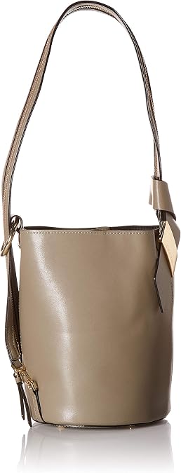 Calvin Klein Women's Karsyn Nappa Leather 3 in 1 Convertible Bucket