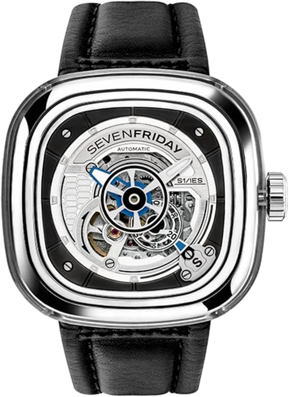Sevenfriday S1/01 Clearwatch, White, Modern