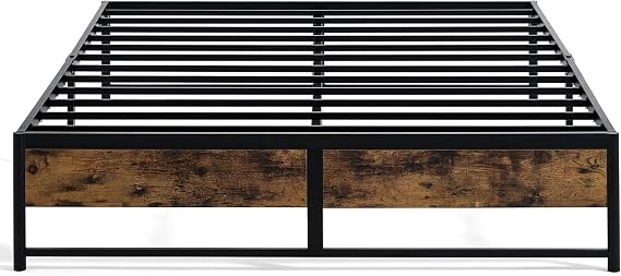LINSY Full Bed Frame 3 Minutes Fast Assembly