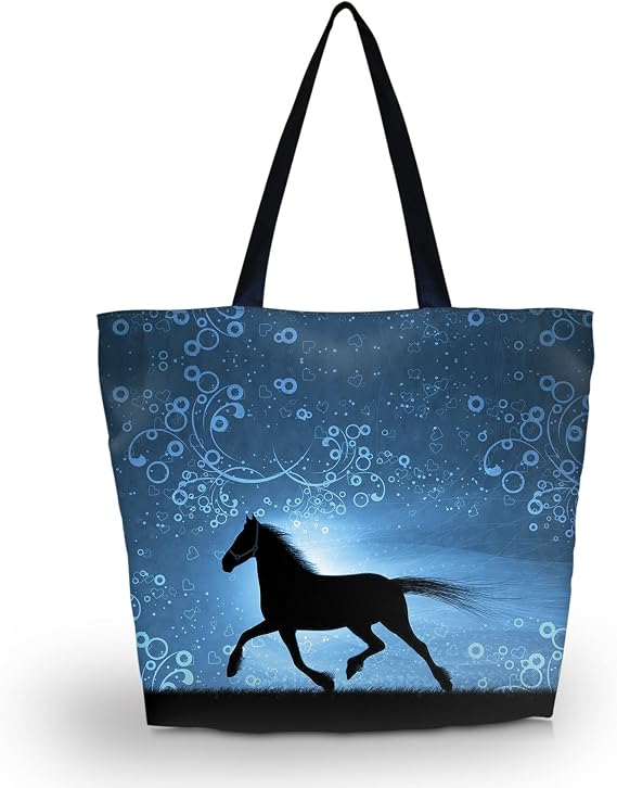 Beach Tote Bags Travel Shopping Bag With Zippered for Women