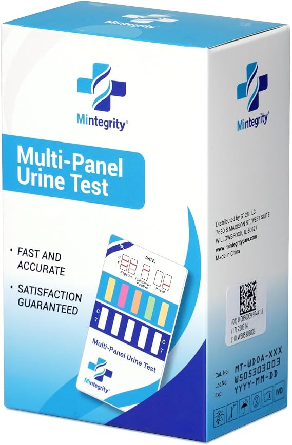 [100pk] - 12-Panel Multi-Drug Accurate Urine at Home Dip Test Kit (AMP/BAR/BUP/BZO/COC/MET/MDMA/MOP/MTD/OXY/PCP/THC) #MT-WDOA-6125