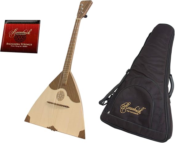 Roosebeck Prima Walnut Balalaika w/Gig Bag & Extra String Set