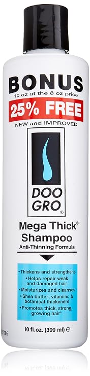 Mega Thick Growth Shampoo, 10 Ounce