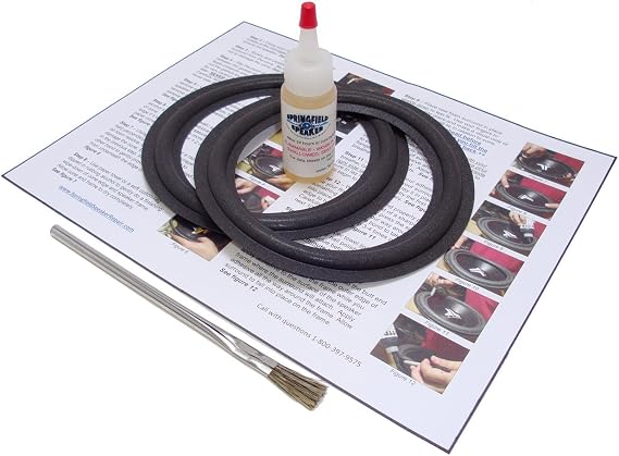 Dahlquist 6.5" Speaker Foam Surround Edge Repair Kit - 2 Speaker Kit