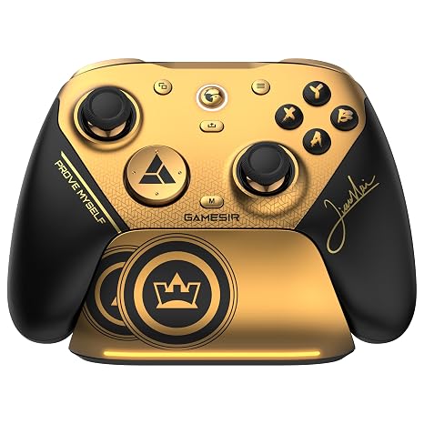 GameSir G7 Pro 8K PC Wireless Gaming Controller,Gen 2 TMR Sticks,Windows | Hall Effect Triggers, 4 Programmable Buttons, Charging Dock, Esports Controller for FPS & Competitive Gaming-Champion Edition