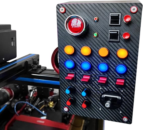 Simulation Racing Central Control For Logitech G27/G29/G920/G923 ;Racing Simulator Button Control Hub Box For MOZA R21/R16/R9 V2/R5/R3 Unit Console EURO Truck American Truck Game Car Controller