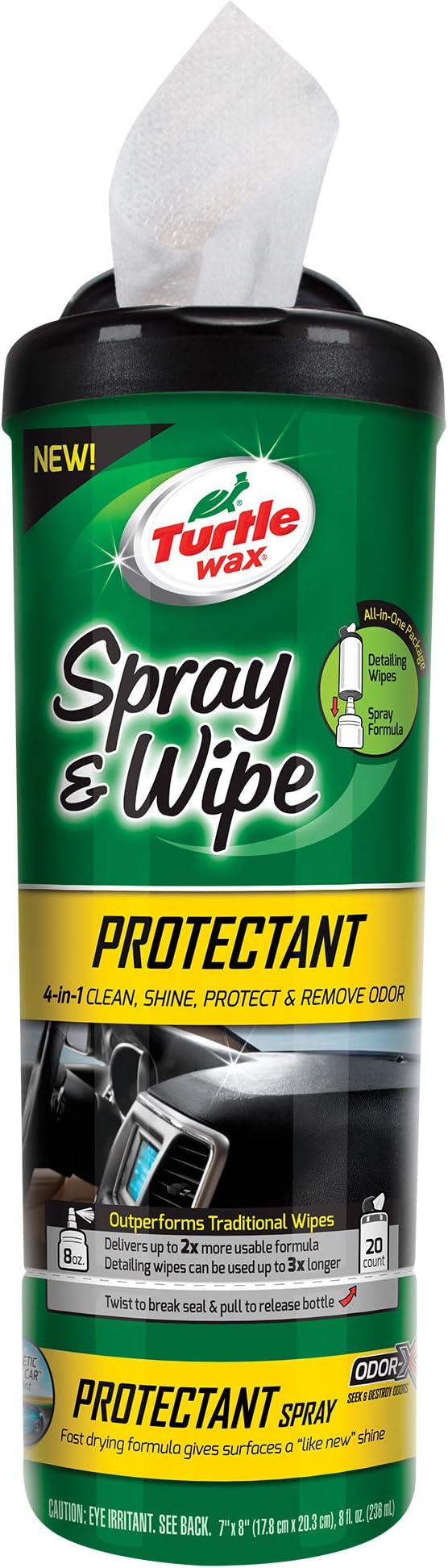 Turtle Wax 50939 Spray & Wipe Protectant