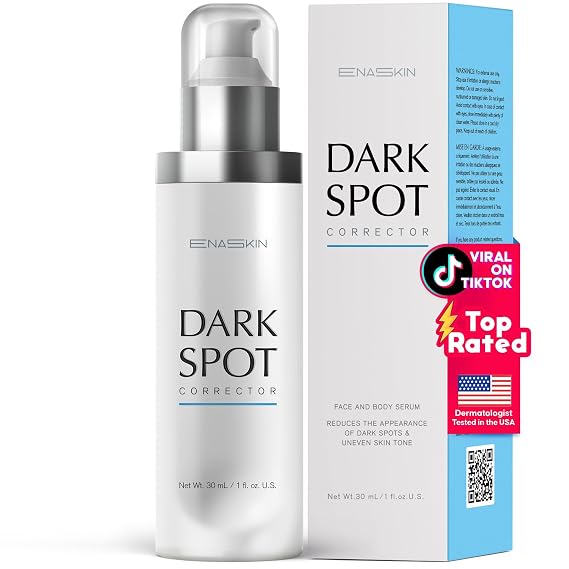 EnaSkin Dark Spot Corrector & Remover Serum for Face & Body, Niacinamide