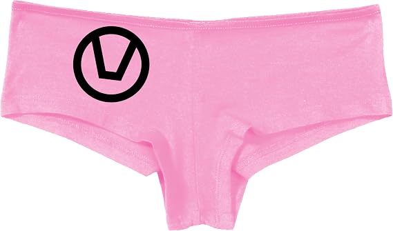 Knaughty Knickers Libertine Symbol Vixen Swinger Hot Wife hotwife Shared Pink Boyshort Panties Adult Flirty Fun
