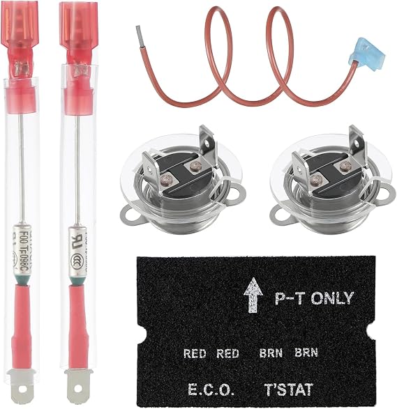 91447 93866 RV Water Heater Thermal Cutoff & ECO Thermostat Kit | For Atwood Gas/Electric EXT Models GCH6-4E/GCH6-6E/G6A-7E/G6A-8E/GC6AA-9E/GCH10A-2E/G610-3E