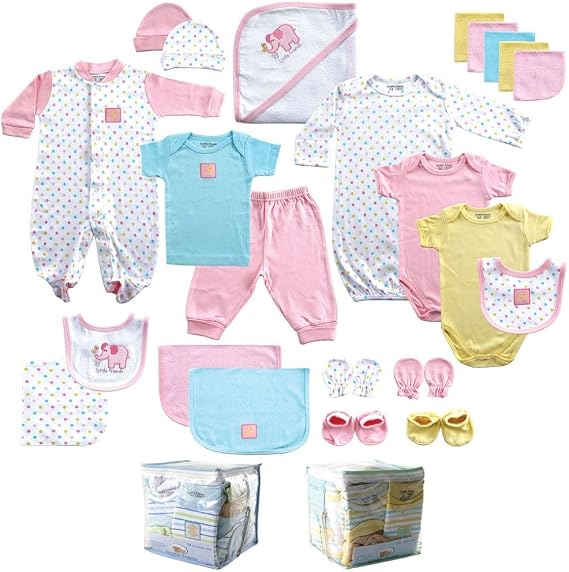 Luvable Friends Unisex Baby Layette Gift Cube