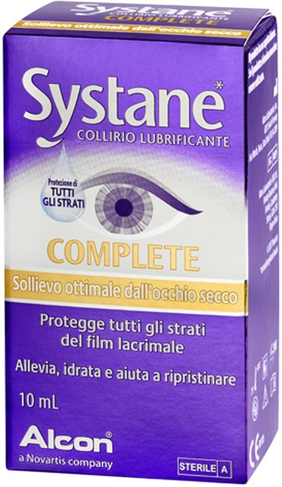 Alcon Systane Complete Collirio Lubricant Drops, 10.0 milliliter, Unscented, Unisex