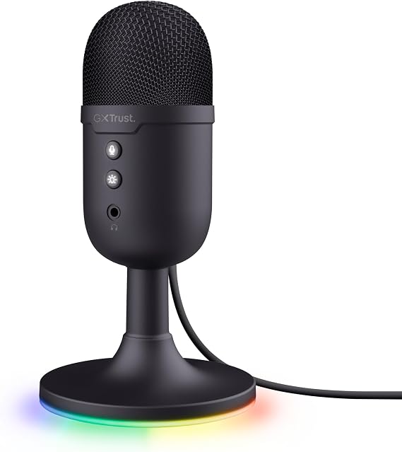 GXTrust Yami USB Condenser Streaming Microphone for Gaming, Black