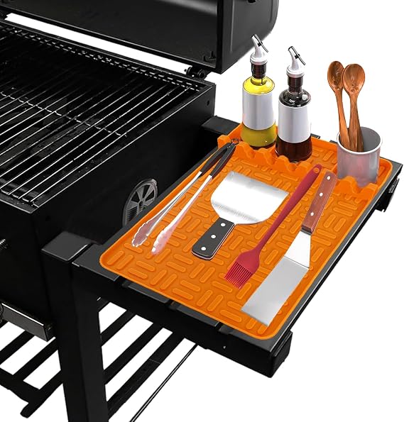 Silicone Griddle Mat for Blackstone Grill - Heavy Duty BBQ Accessories with Non-Slip Design, Heat-Resistant (500F+), Dishwasher Safe - Compatible with 17''-36'' Griddles & Outdoor Cooking Tools
