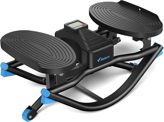 Merach Rocking Steppers for Exercise at Home, 3D Motion Stair Stepper