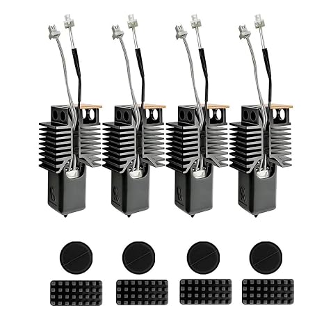 Fafeicy 0.4mm High Flow Hotend Kit for Snapmaker U1 3D Printer, 48W Ceramic Heater, 300°C Compatible