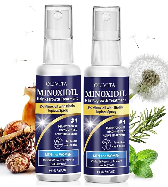 Olivita Hair Growth Spray for Men and Women