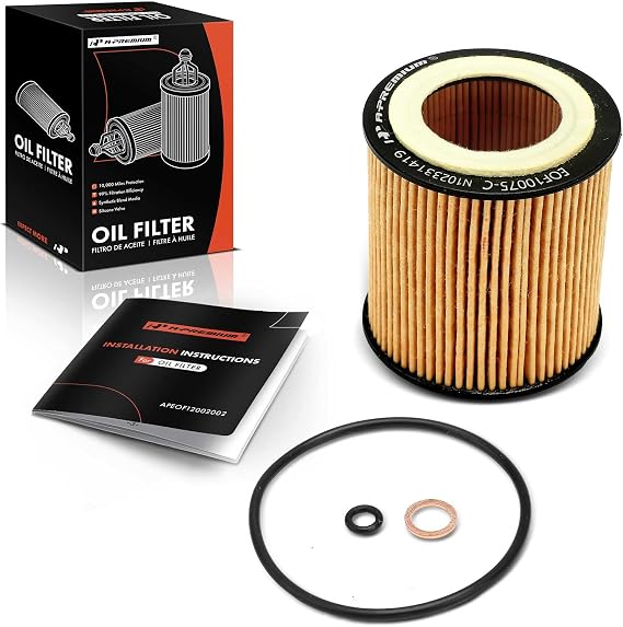 A-Premium 10K Miles Protection Oil Filter Compatible with BMW