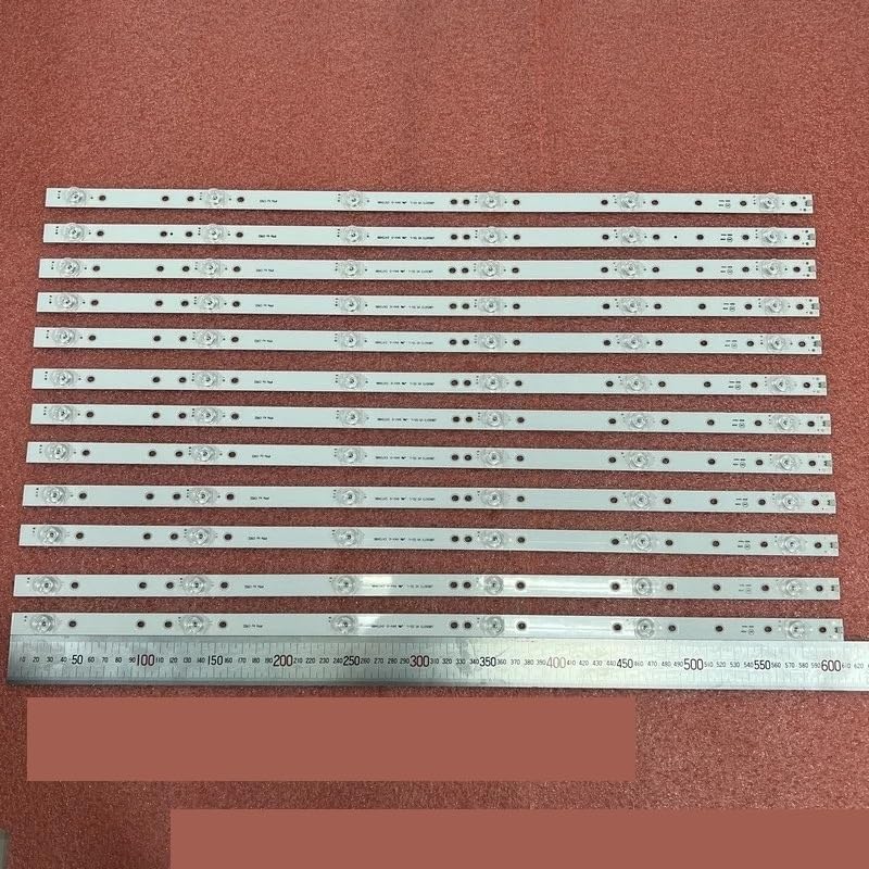 LED Backlight Strip for His-ense H65A6140 H65AE600 H65A6100 H65AE6100UK 65H6E 65R6E 65Q7809 Sh-rp LC-65Q6020U LB65073 V012pcs Set 1 TV