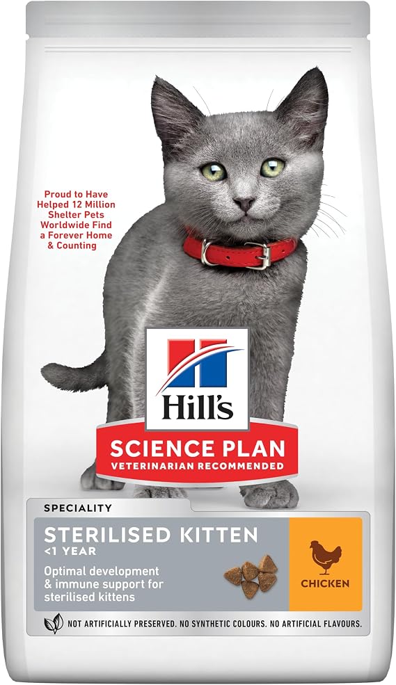 Hills Science Plan Hill’S Science Plan Sterilised Kitten Tavuklu Kısırlaştırılmış Yavru Kedi Maması 3 Kg