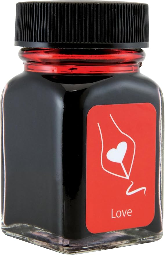 Monteverde Emotions ITF Fountain Pen Ink, 30ml, Love Red | Emotion-inspired fountain pen ink with smooth flow, expressive color, and personal writing style.