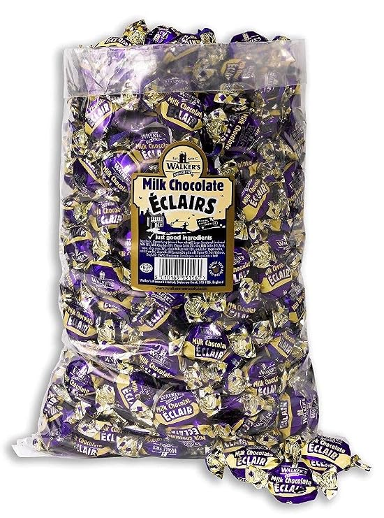 WALKERS NONSUCH TOFFEE Walker's Nonsuch Chocolate Eclairs 500g