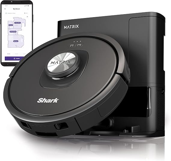 Shark Matrix Self-Emptying Robot Vacuum, Black, RV2310AE