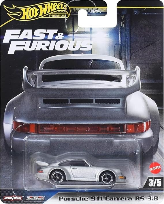 Hot Wheels Fast-Furious Premium Araba PORSCHE 911 CARRERA RS 3.8 HNW46 - JBM03