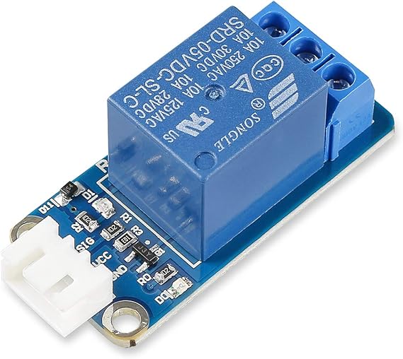 SunFounder Relay Module Compatible with Arduino and Raspberry Pi 5V DC Trigger by HIGHLO (HIGH Trigger)