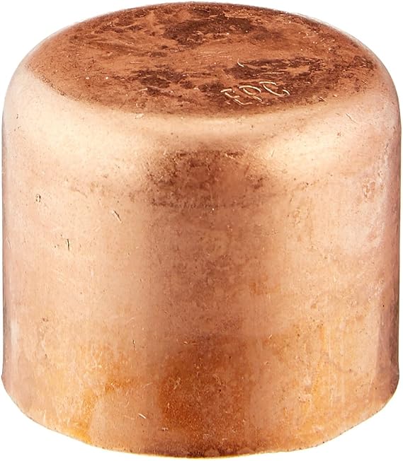 EPC 30630 Tube Cap, 3/4 in, Sweat/Solder, Wrot Copper