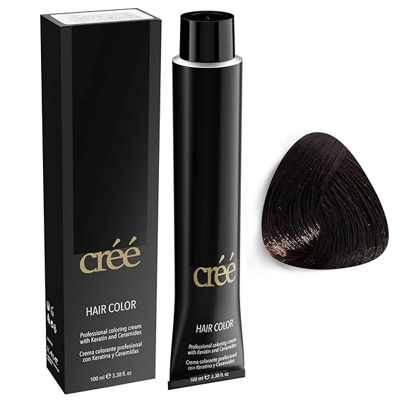 Cree Cree Professional Permanent Hair Color, 100ml - 3.4 fl.oz. (Intense Brown 4.0)