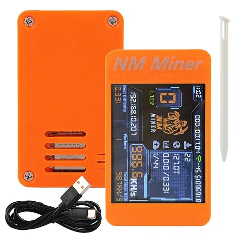 NM Miner Bitcoin Miner Lucky Miner Upgrade 1006KH/S 2.8" Color Display DIY Solo Miner Encryption Miner Home BTC