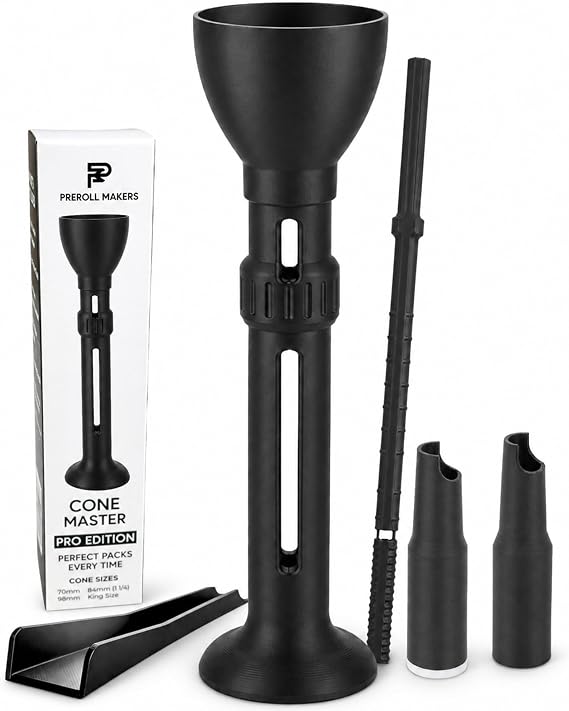 Cone Loader Kit Cone Filler Funnel + Cone Packer Tool Fits King 109mm, 98mm & 114 84mm Standard Cones Cone Master Pro
