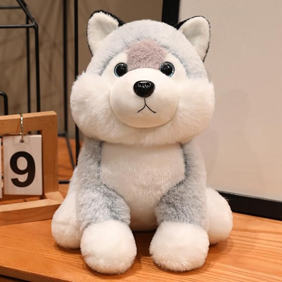 Husky Stuffed Animals Plush Toys Dog Puppy for Kids Girls Boys Baby Birthday Gift,10 inches (Husky)