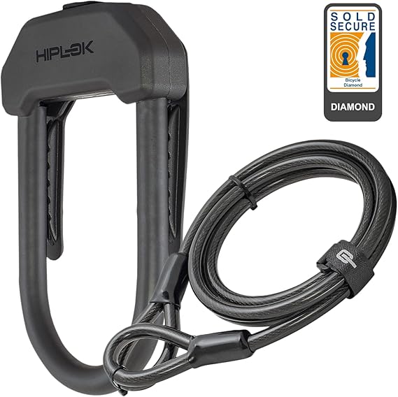 Hiplok DX Plus Unisex Shackle & Cable Lock
