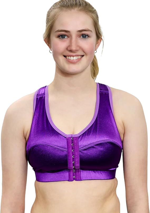 ENELL Women's Full Coverage Racerback Sports Bra (102)