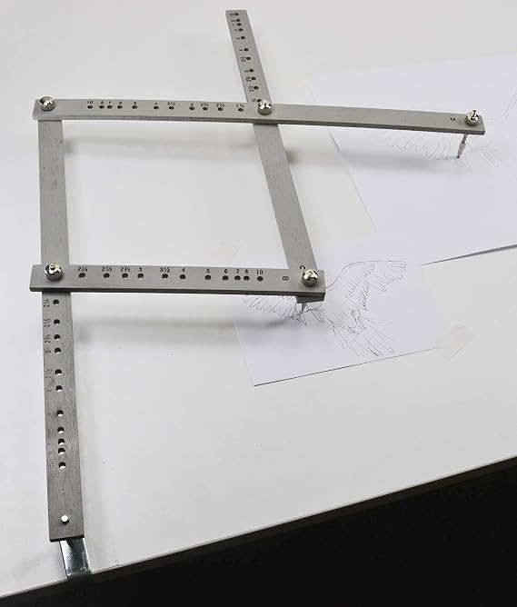 Pantograph 35 cm Grey Wood