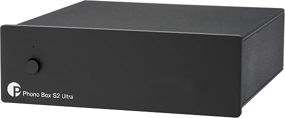 Pro-Ject Phono Box S2 Ultra, Fully discrete MM/MC phono preamplifier (Black)