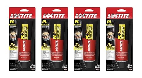 Loctite PL Premium Polyurethane Construction Adhesive 4-Ounce Tube (1451588) (Fur k)
