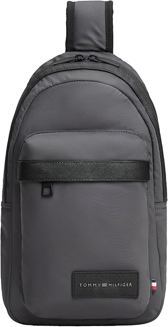 Tommy Hilfiger Mens Modern Slingpack,DARK GREY One Size