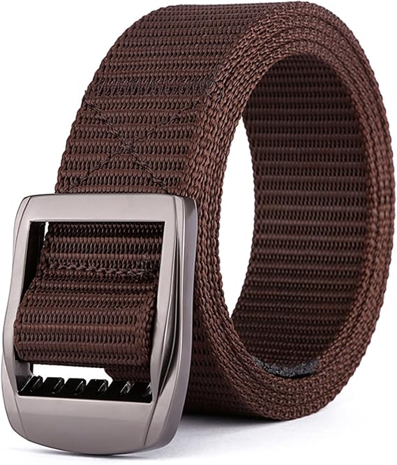 Men's 1.5" Nylon Web Work Belt Simple Everyday Riggers Belt