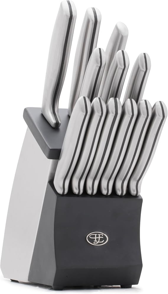 Hampton Forge Kobe 13 Piece Knife Block Set Silver