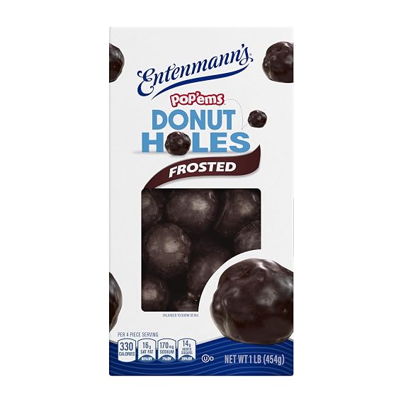 Entenmann's Pop'ems Frosted Donut Holes, 16 oz