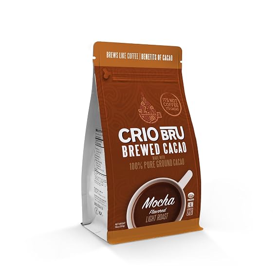 Crio Bru Brewed Cacao Mocha Light Roast, 10 Ounce