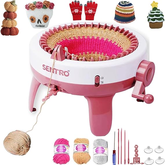 Cyandream SENTRO Knitting Machine 40 Needles, Circular Loom for Beginners